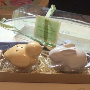 Hallmark Chick and Bunny Salt and Pepper Shakers, vintage